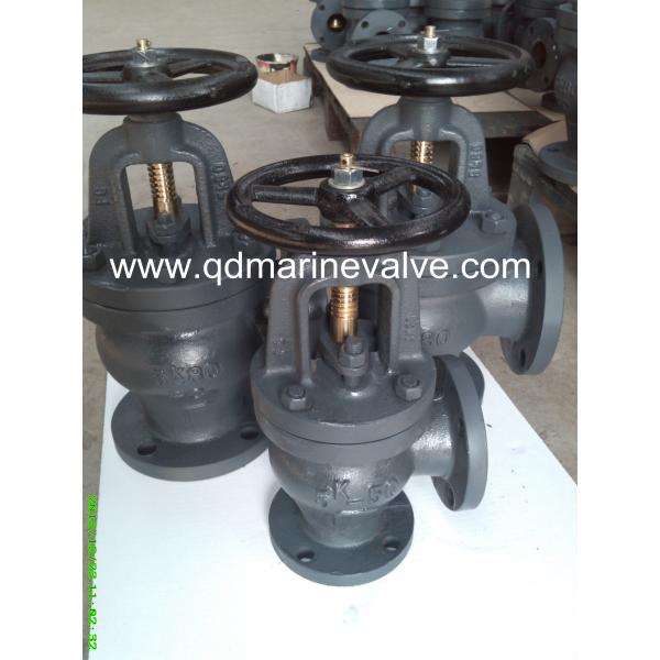 Marine Cast Iron Globe Valve JIS F7310 16K50-16K350