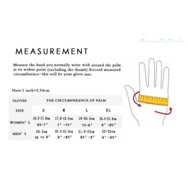 Classical Leather Shearling Gloves Leather Men Gloves Winter Knit Cuff