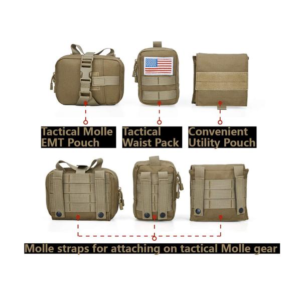 Military Molle Nylon Dog Harness Vest Durable Nylon Training Service Mesh Fabric