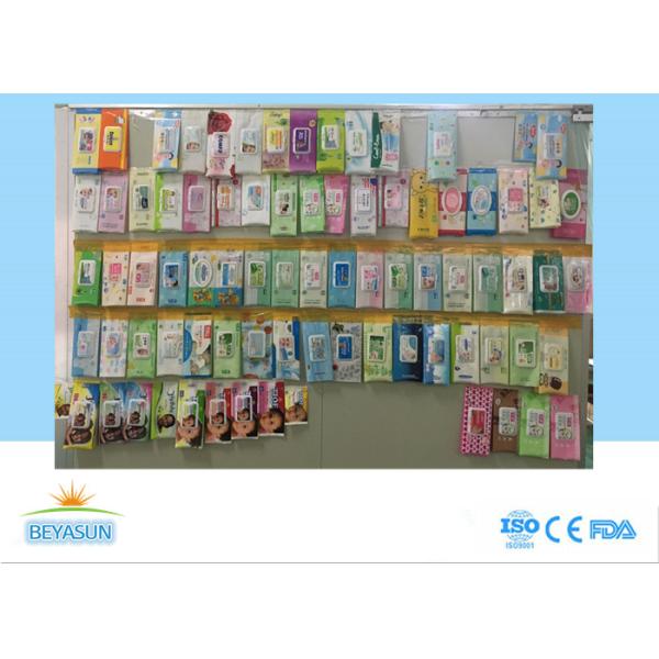 Младенец Флушабле химиката свободный противобактериологический обтирает органический размер листа 15*20км