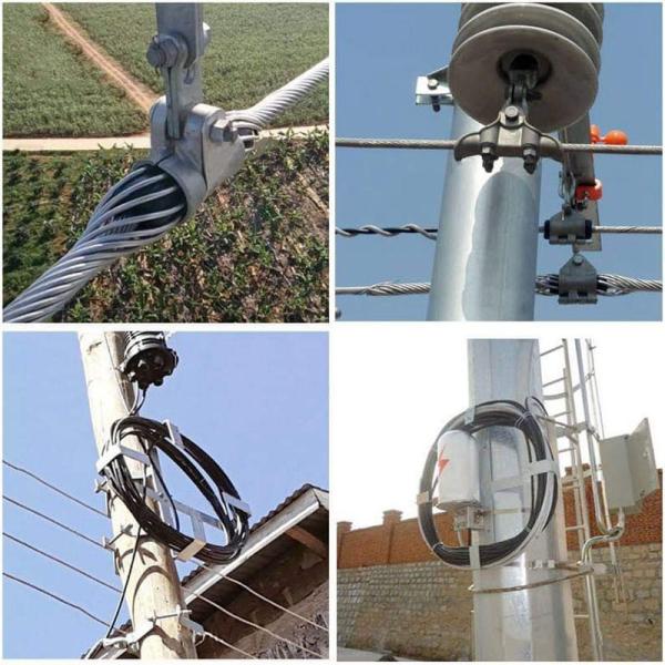 24 Core Single Mode G652D OPGW Fiber Optic Cable for Overhead Power Line with Corrosion-Resistant Protection