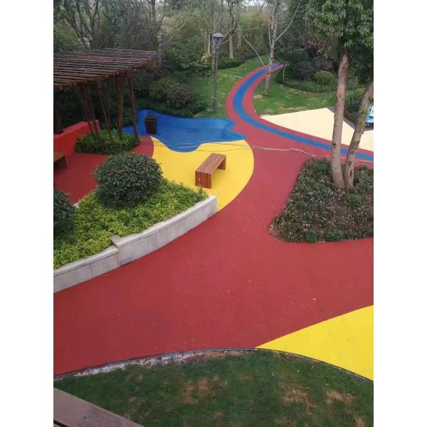 Не токсическое EPDM покрасило резиновые зерна для спортивной площадки дорожки парка
