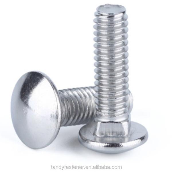 Steel Grade 8.8 DIN603 Large Half Round Head Square Neck Bolt for High Load Capacity