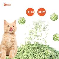 Fibres végétales gonflables Tofu Litter de chat Parfum de lait d'origine 3 secondes Absorption de l'eau Formes et saveurs personnalisables