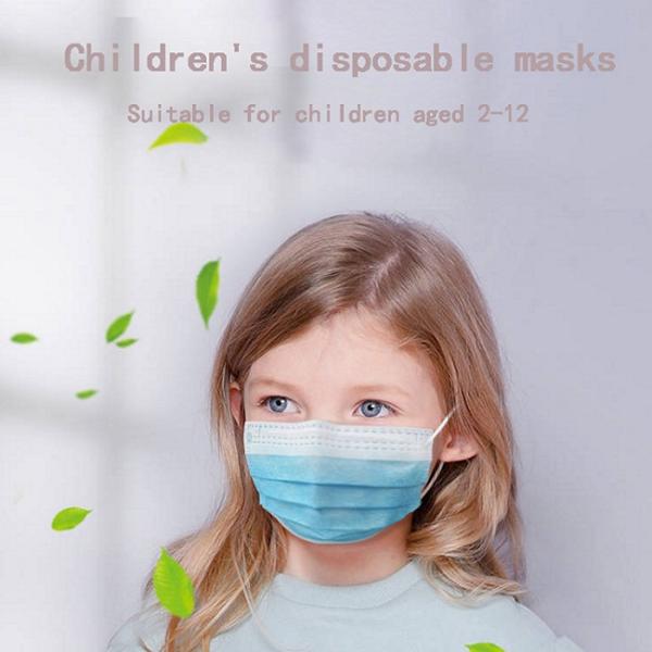 Child Protection 3 Layers 14.5x9.5 Disposable Non Woven Face Mask