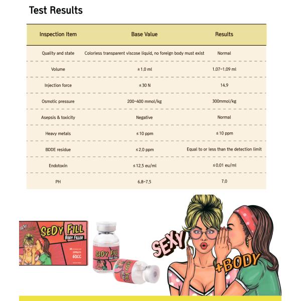 Сиди Филл Боди Филлер Скрещенный Гиалуроновый Гел для Груди
