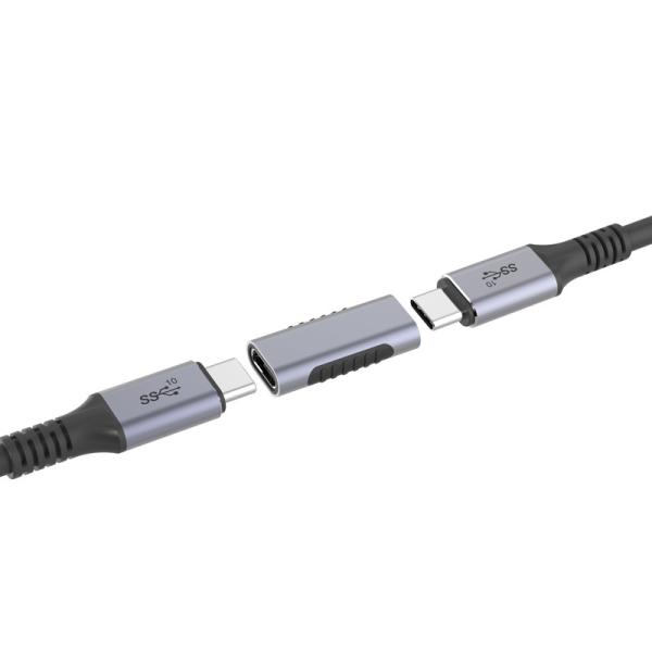 Adaptateur d'extension USB C femelle vers femelle 3.1