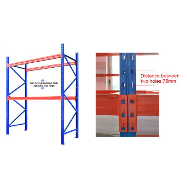 Single Deep Heavy Duty Pallet Rack Selective Pallet Rack Warehouse Storage Racking
