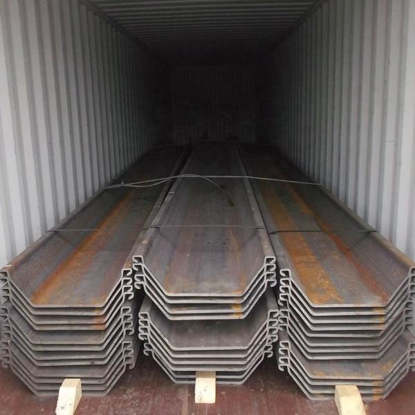 Q235 Q275 Q345 U Type Sheet Pile Type 2 400x100x10.5mm For Construction