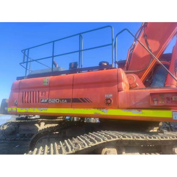 Used Doosan DX520LC, For Road Construction Second Hand Hydraulic Excavator