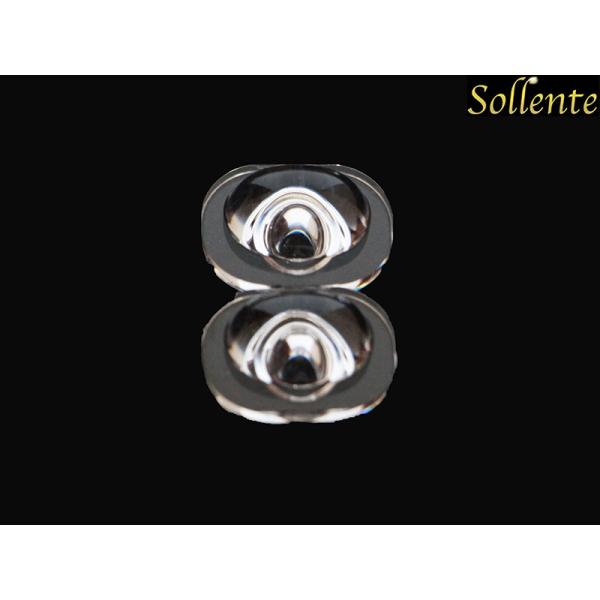 Asymmetric 30° 1 Watt SMD3535 LED Optics Lenses For Led Street Light