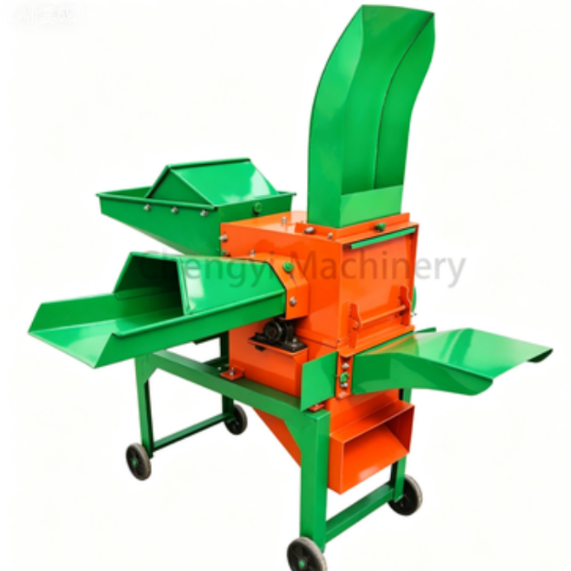 Reinforced Carbon Chaff cutter with grinder Fodder Crusher All in One Feed Processing Small Farms