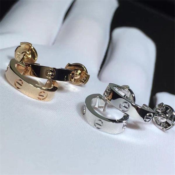 C love series earring 18k gold  white gold yellow gold rose gold bracelet  Jewelry factory in Shenzhen, China