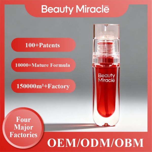 Factory Lip Oil Wholesale Bulk Custom Vegan Shimmer Lip Gloss  Two Sides Moisturizing Natural pink Lip Oil to Personalize