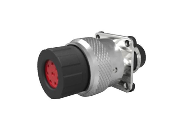 24VDC Transmission Cable Connector , IEC Metal Shell 8 Pin Cable Connector
