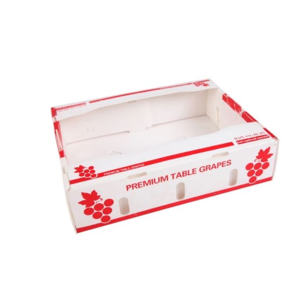vegetable and fruit packaging box with folding resistance, anti-aging, bearing strength, tensile, compression, tearing, high temperature, colorful features