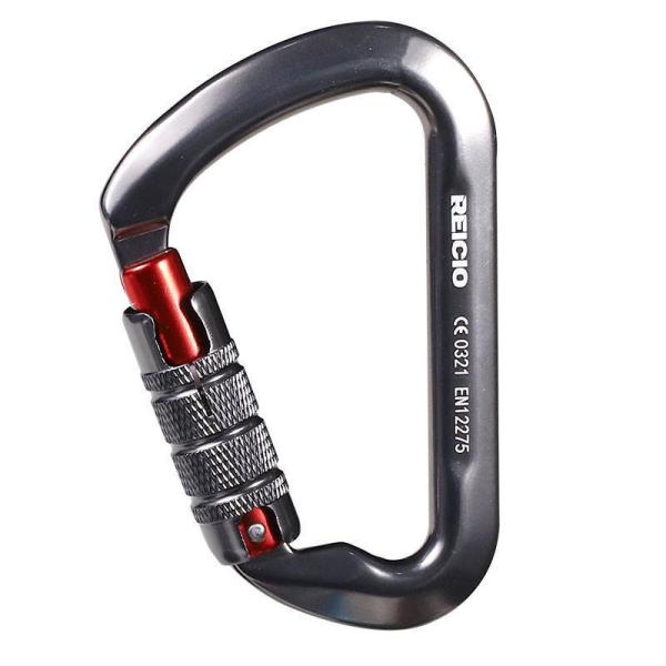 30KN D-Shape Aviation Aluminum Carabiner for Quickdraws and Versatile Climbing Uses