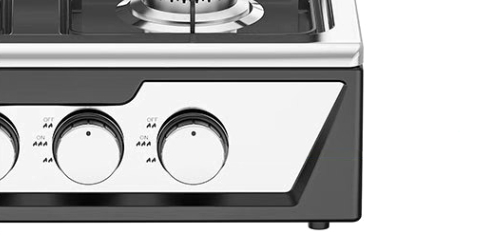 Estufa de gas de cuatro quemadores para cocinar en el hogar, 1500W, estufa de gas de 4 quemadores con GLP