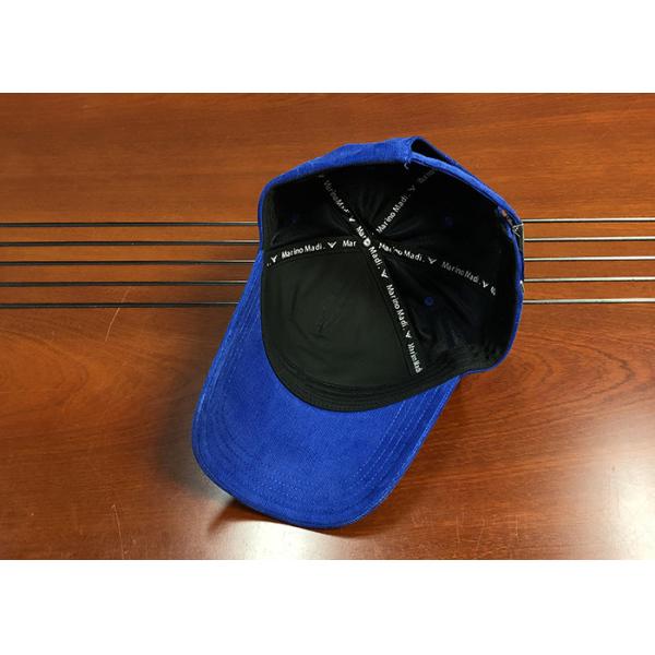 Hot Sales ACE Unisex 5 panels Blue Silk Print Logo With Flat Embroidery Logo on Left Panels Baseball Cap