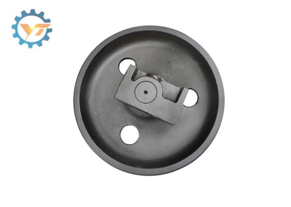 Escavadora amarela Front Idler Assembly do aço de liga 50Mn D4