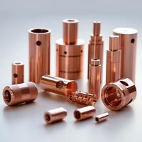 Peças de cobre CNC de alta precisão, componentes de fresagem CNC industriais aeroespaciais