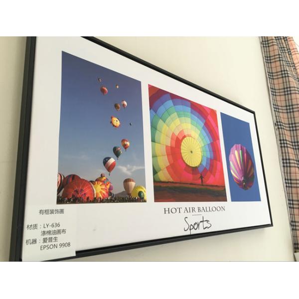 Waterproof White Inkjet Cotton Canvas Roll Matte 410gsm For Pigment / Dye Ink