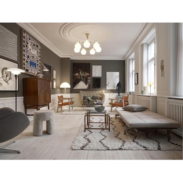 Modern White Gold Silver Metal Chandelier Home Foyer Restaurant Bedroom Ring Crown Chandelier(WH-MI-338)