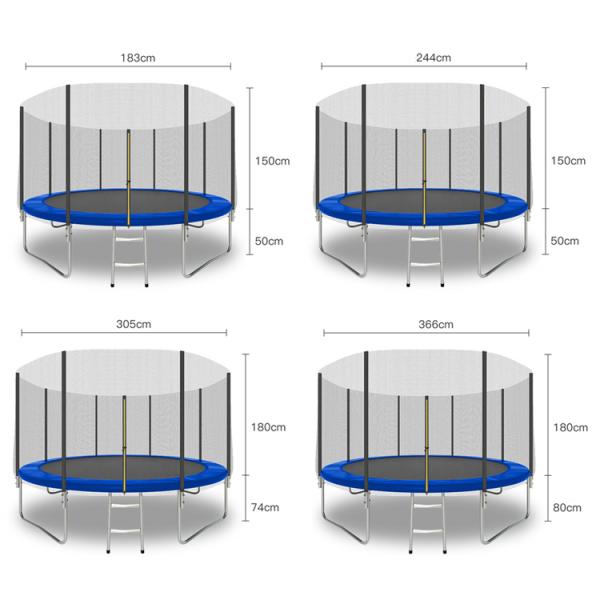 Embroidery or Printing Custom Logo Trampoline for Indoor and Outdoor Play