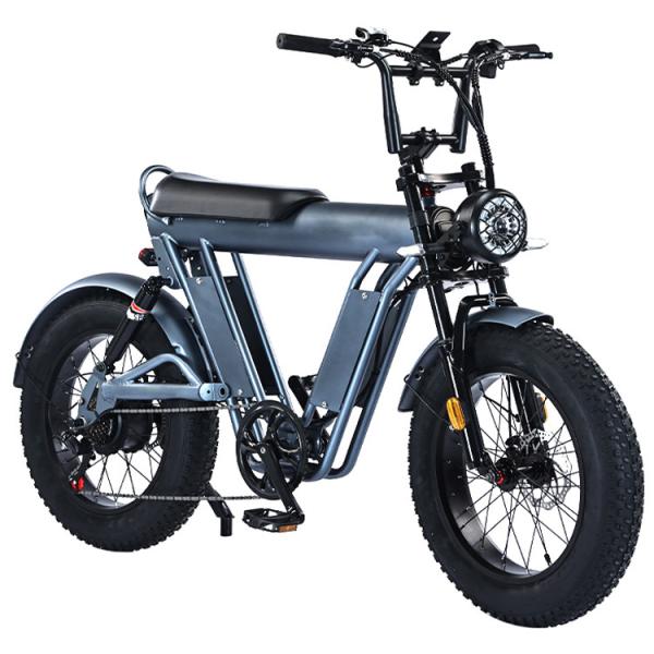 20 tamanho de roda pneu de gordura dobrável estrutura de bicicleta elétrica para exercício equilíbrio e exercício
