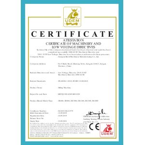 Jiangyin Baoli Machinery Manufacturing Co., Ltd. Сертификации