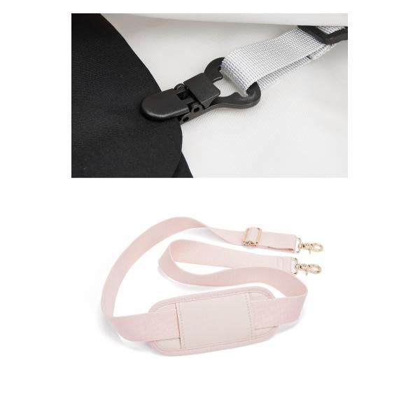 PU складная розовая кожаная сумка для путешествий