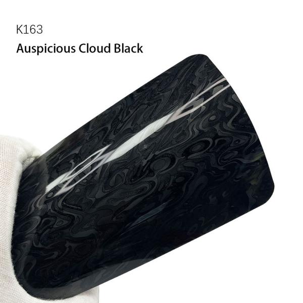 Auspicious Cloud Black TPU Car Wrap Vinyl Sticker Adhesive Decorative Color Changing Film