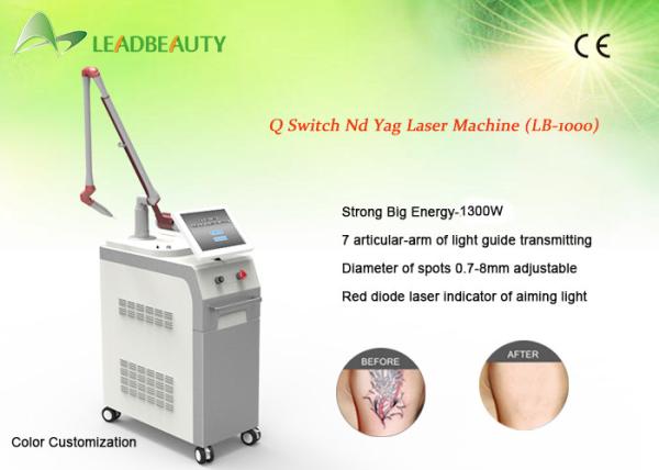 1500mj Strong Power Factory Direct Q Switch Nd yag laser tattoo removal machine