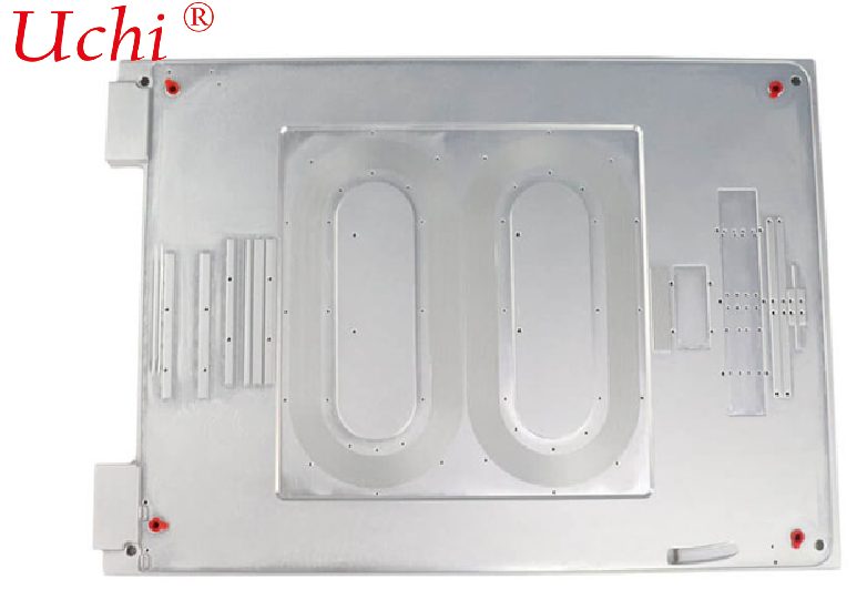 Deep Buried Copper Pipe Double Loop Fiber Laser Water Cooling Plate for Cold Plate