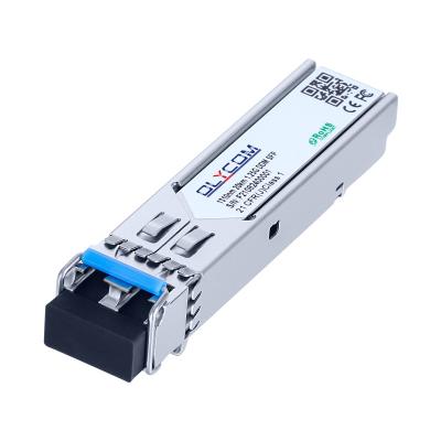 1.25G SFP Transceiver Module Single Mode 20km 1310nm 1550nm DDM Compatível com Cisco