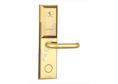 Xeeder Gold  Hotel Door Locks L1102JS Optional ANSI / EURO Mortise