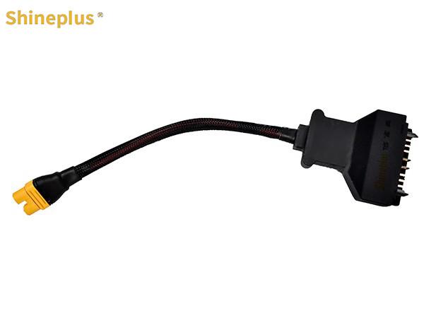 300V insulated braided shield factory wholesale industrial UAV battery charging harness