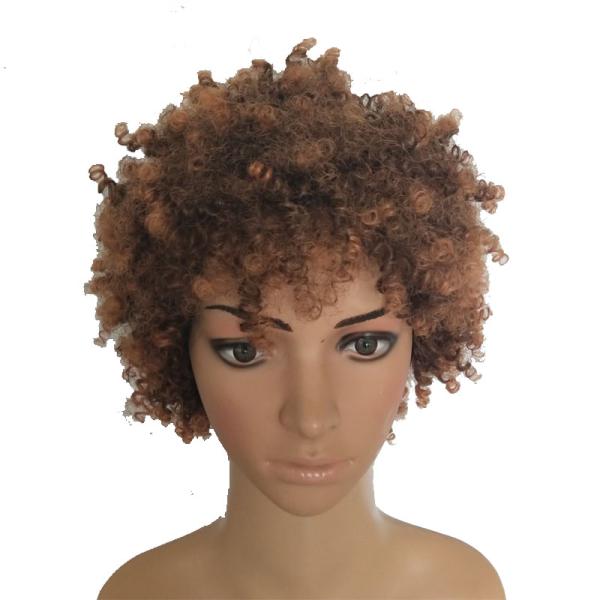 360 Lace Wig Machine Made Heat Resistant Synthetic Hair in Black and 30/33 Ombre
