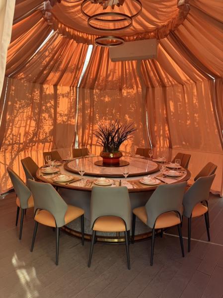 Prefab House Pc Transparent Bubble Dome Double Dome House Tents with Bathroom