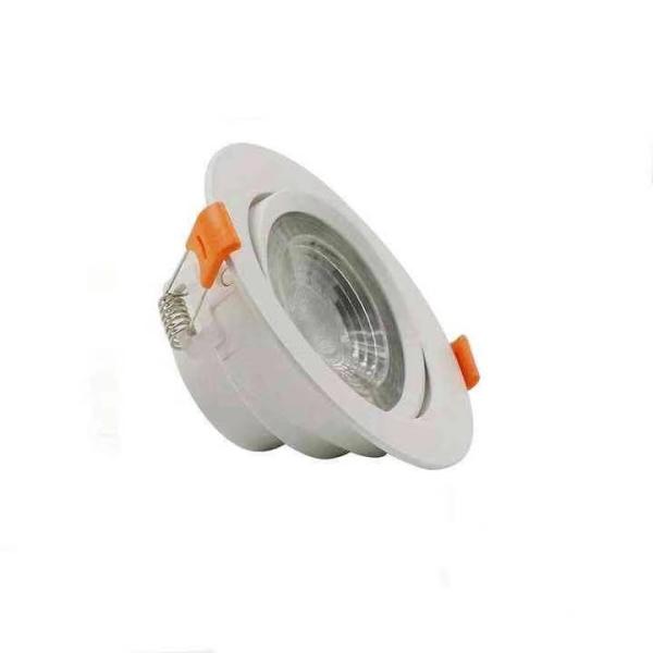 30000 Hours Lifespan 5 Watt LED Downlight with Touch On/Off Switch and Round Design