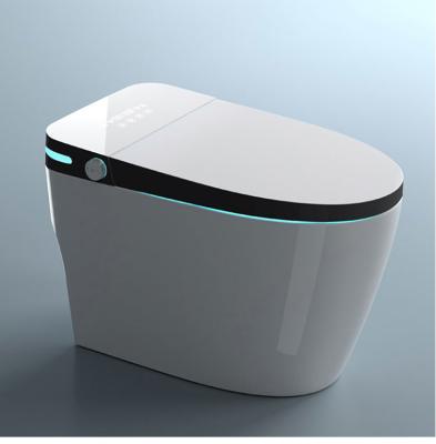 Bathroom Floor Mounted Smart Toilet Modern Foot Sensor Sanitary Ware Automatic