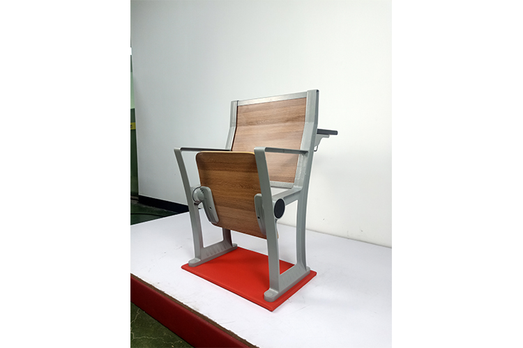 Чтение стола Backrest стула лекционного зала лестницы школы класса стальным сложенного коллежем