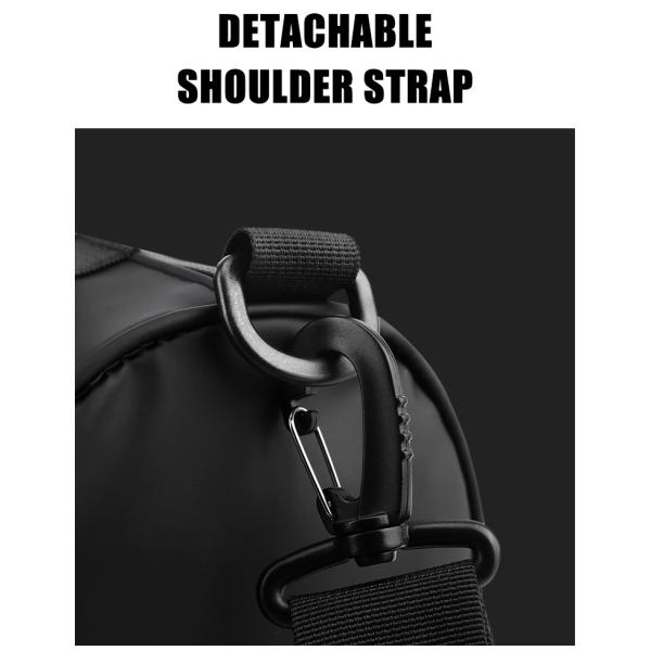 Men's And Women's Barrel Shaped Drum Bag Waterproof Crossbody Bag Custom Design