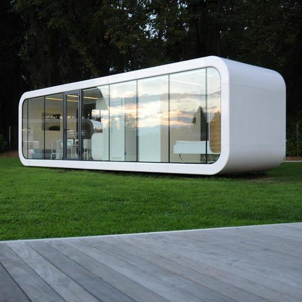 Galvanized Sheet Steel Apple Log Cabin With Metal Engraving Aluminum Alloy