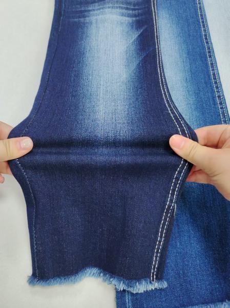 9.3oz Dual-Core High Spandex warp slub  85%Cotton Denim Fabric 10S For Jeans