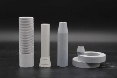Anéis cerâmicos de nitreto de boro BN prensados ​​a quente e tubos de cristal Fundição contínua horizontal