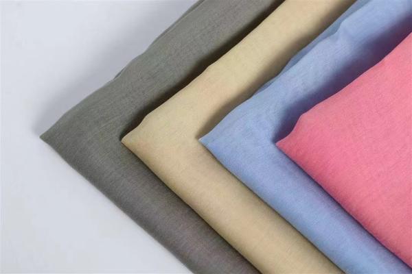 70%Tencel+30%Nylon Fabrics Static-free Enzyme wash Days silk chiffon Fashion girls' design dress and shirts