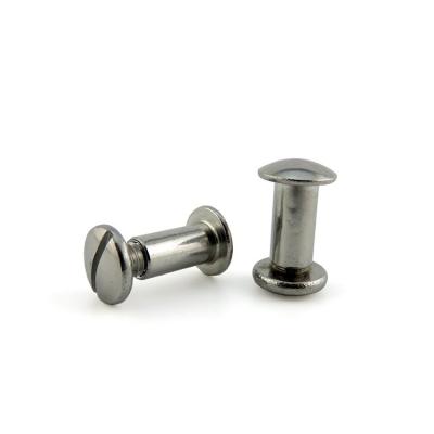 Book Binding Stainless Steel Sex Bolt Customized 5.0X12-M4 Metric Sex Bolts