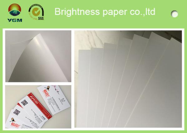 Grade AA C2s Glossy Poster Paper , Glossy Brochure Paper For Inkjet Printers