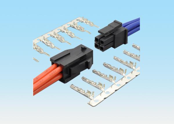 fio de 3.0mm para prender o homem do conector e a cor preta de acoplamento fêmea do alojamento